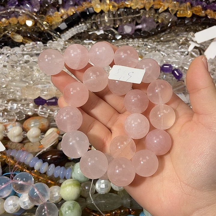 玛瑙/玉髓散珠粉水卡18