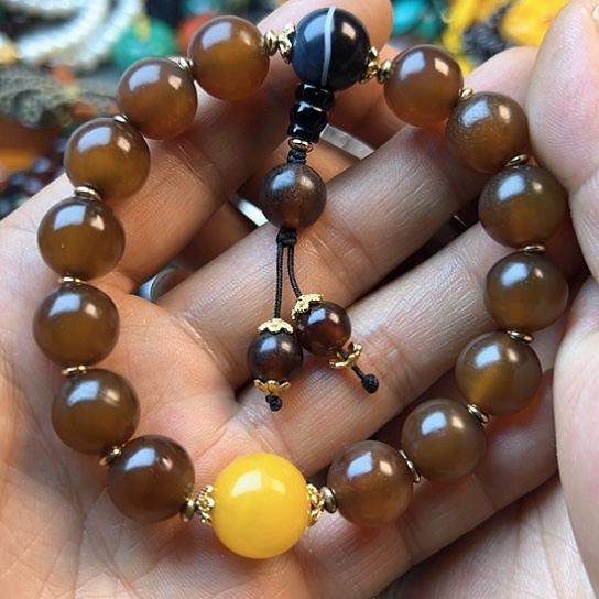 【闪购商品】合金手链玛瑙/玉髓