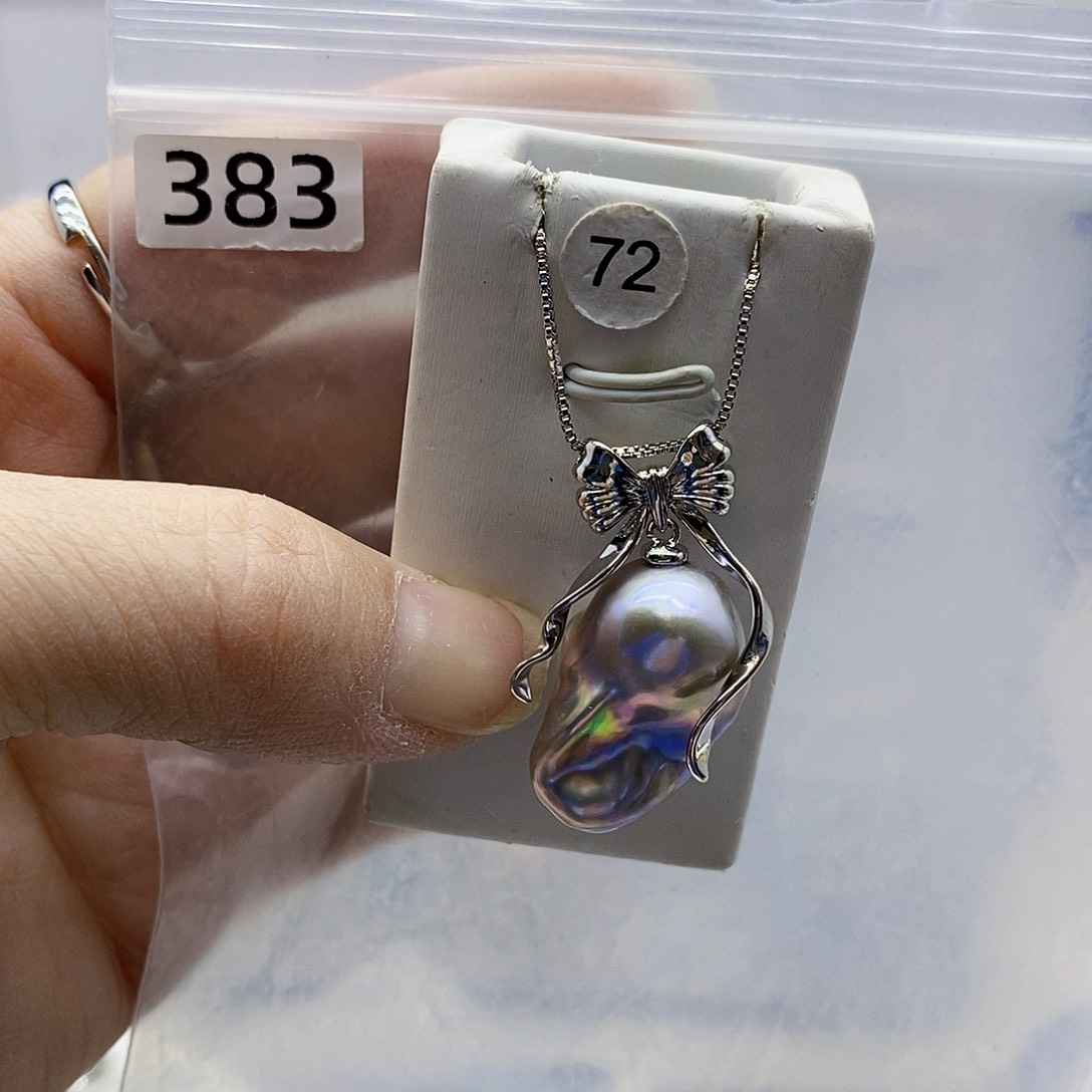 颈饰合金淡水珍珠