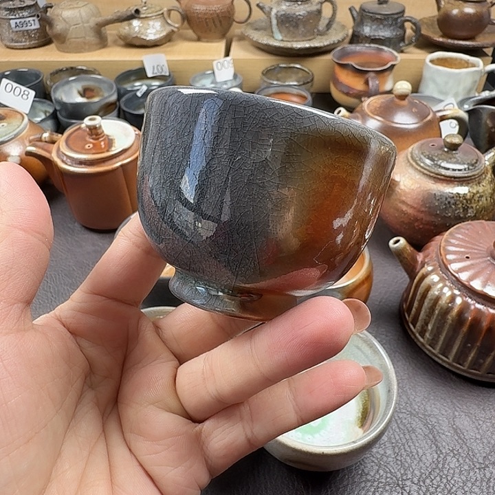 手工手工柴烧主人杯