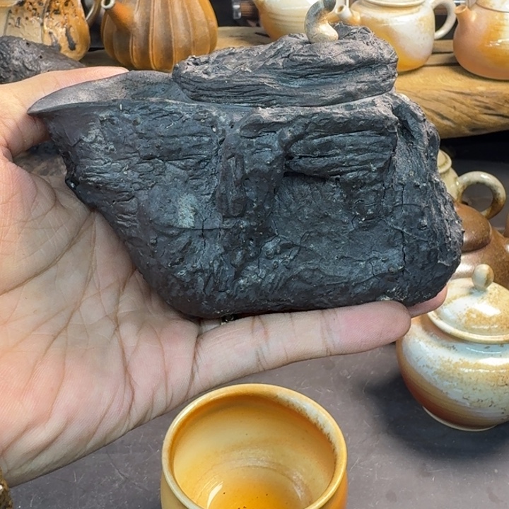 陶远手作悟道系列石头壶