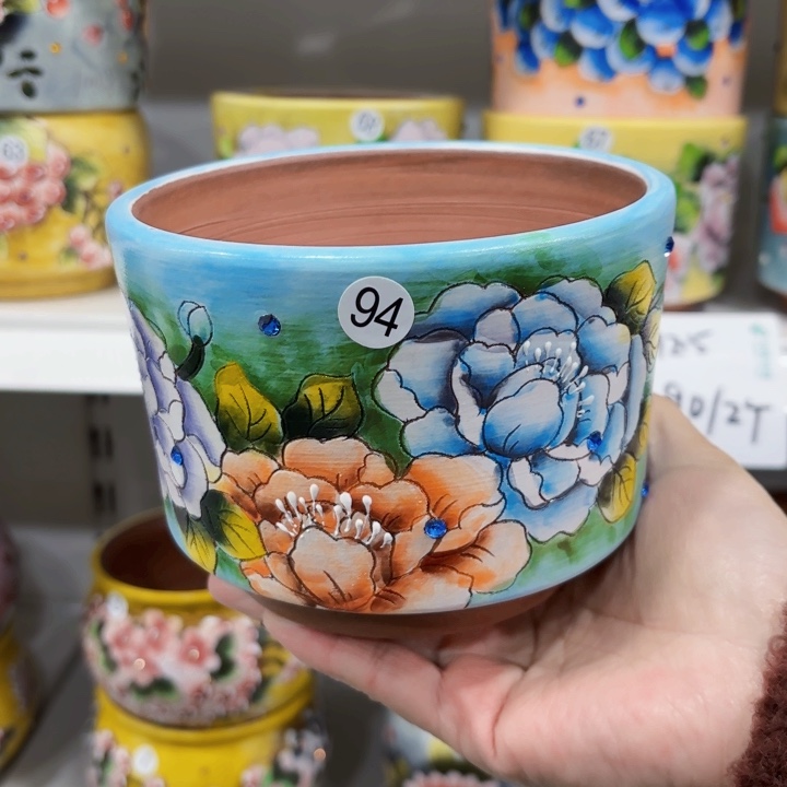 红陶内口12.5高10左右