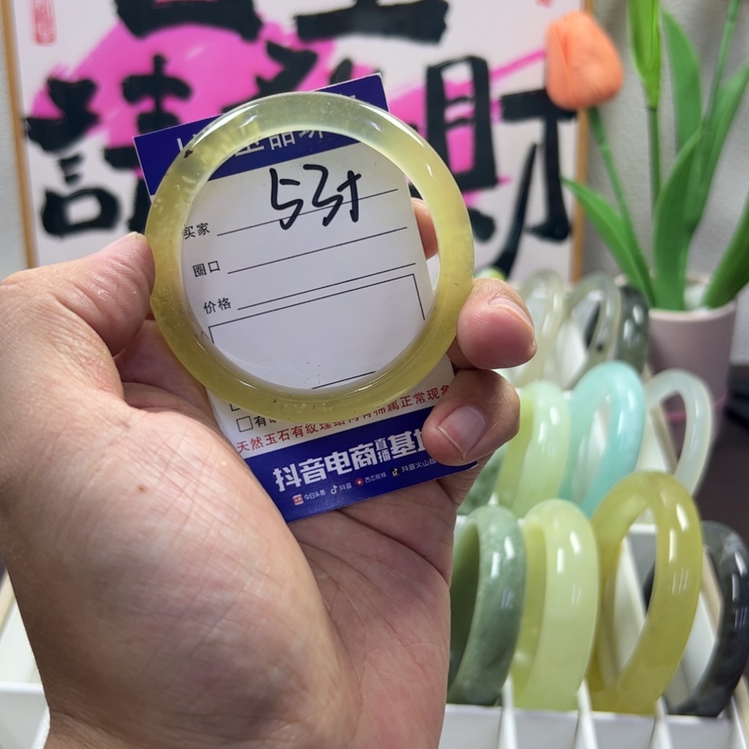 蛇纹石玉未镶嵌手镯773