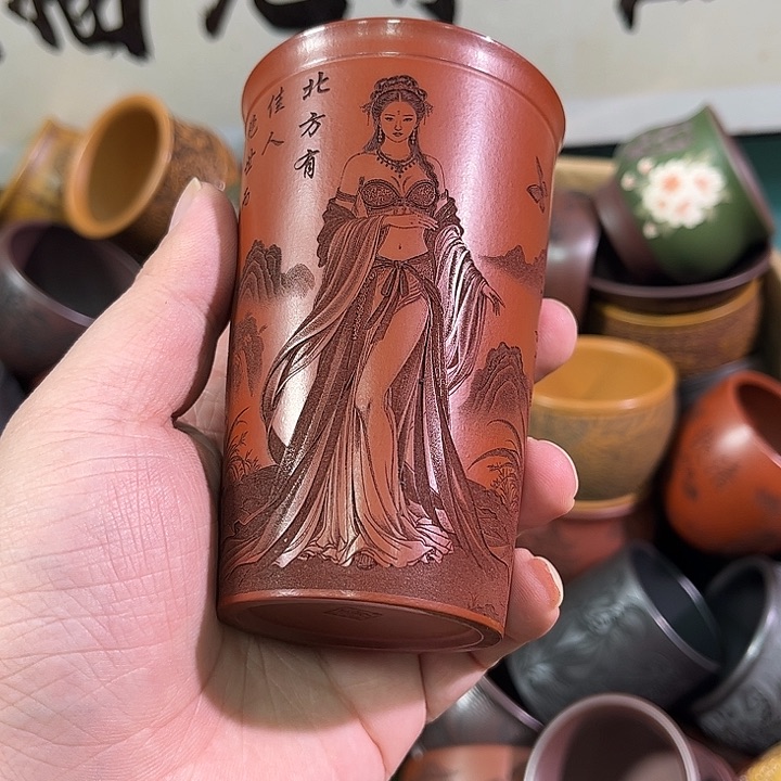 茶杯紫砂全手工紫砂主人杯