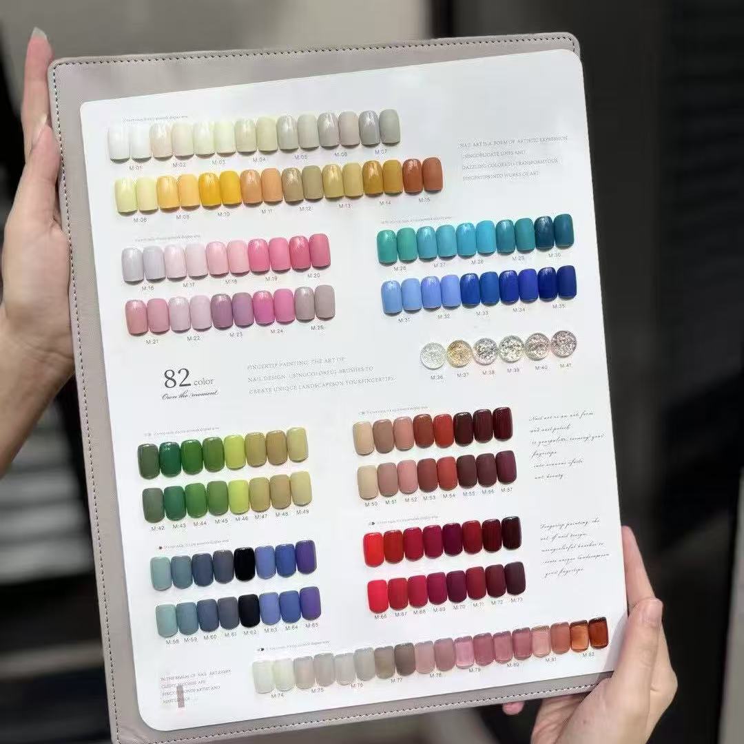 82色指甲油胶2025年新款网红流行色美甲开店专用全套秋冬冰透持久