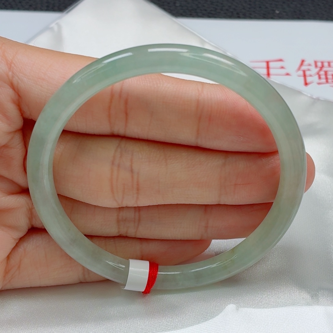 翡翠手镯未镶嵌冰底炸光小灯泡006