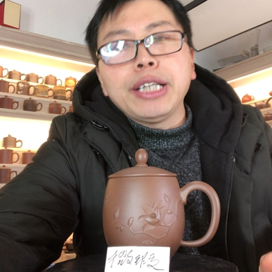 紫泥茶杯玉兰杯容量500
