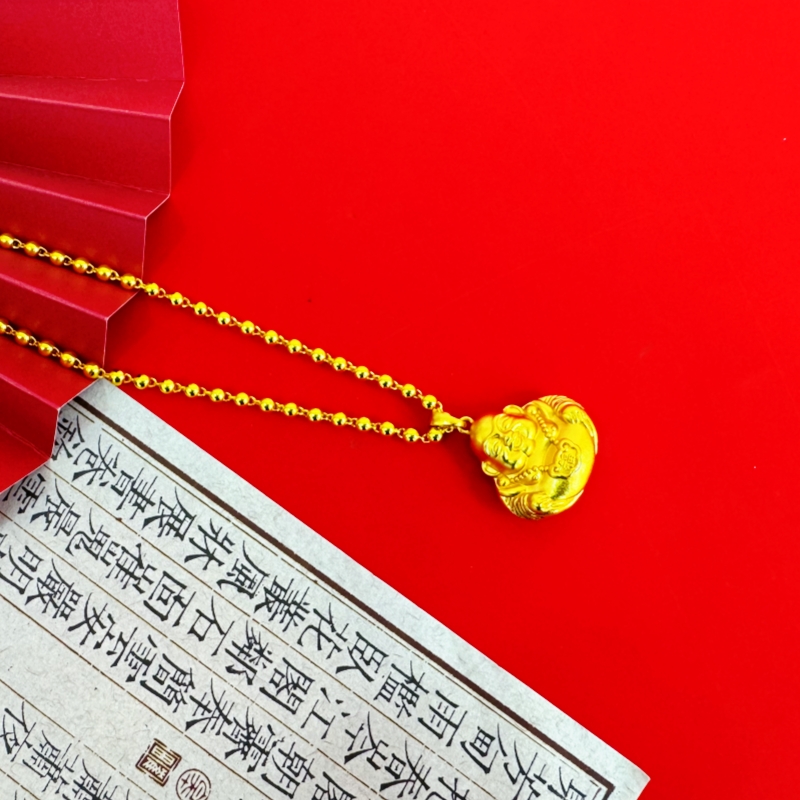 【思思专属】CSXL001+CSDZ036时尚百搭合金弥勒佛吊坠套装