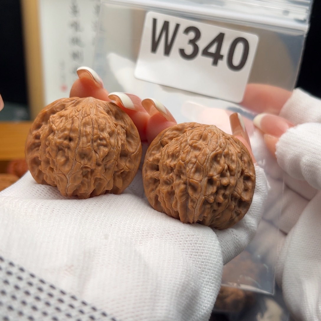 文玩核桃把件39磨盘w 340