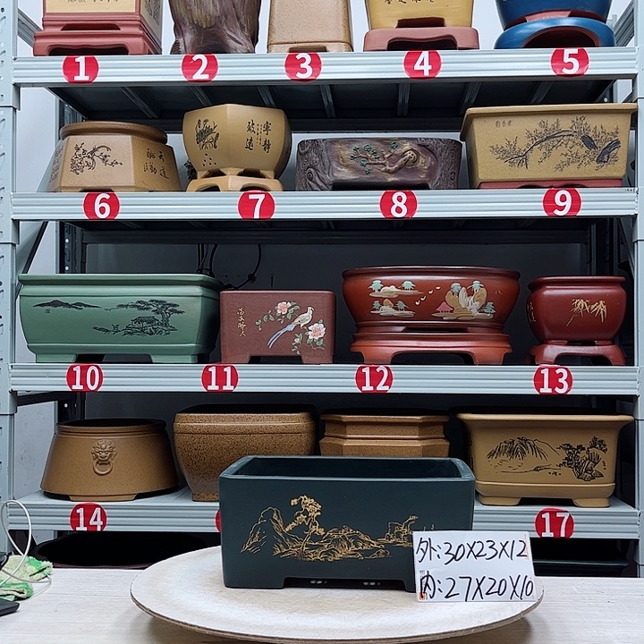 紫砂花盆紫砂花盆