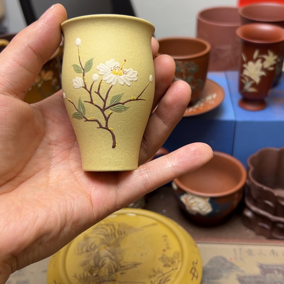 紫砂茶杯紫砂主人杯60cc