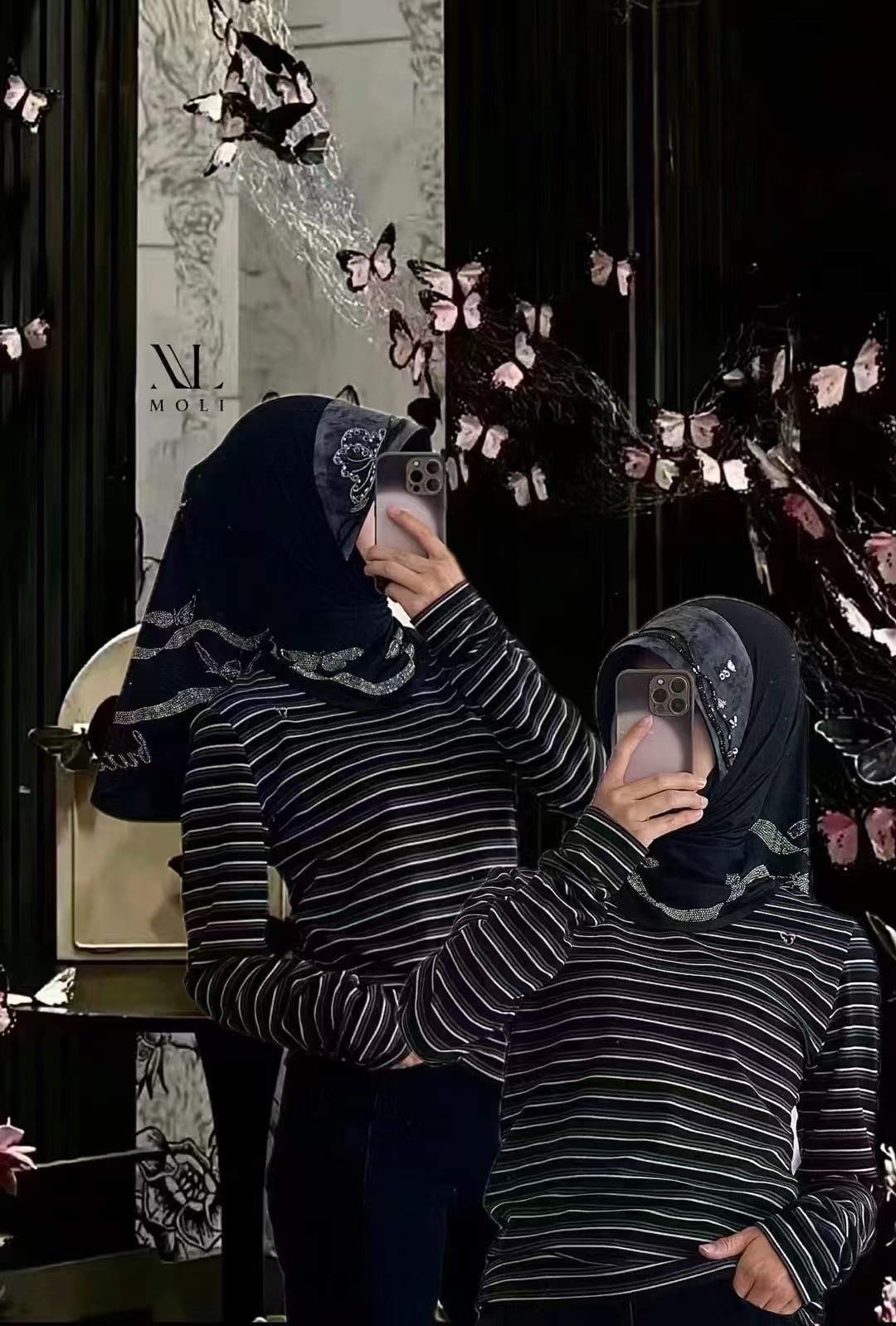 moli头巾 蝴蝶谷 不退换慎拍 （退货拉黑）