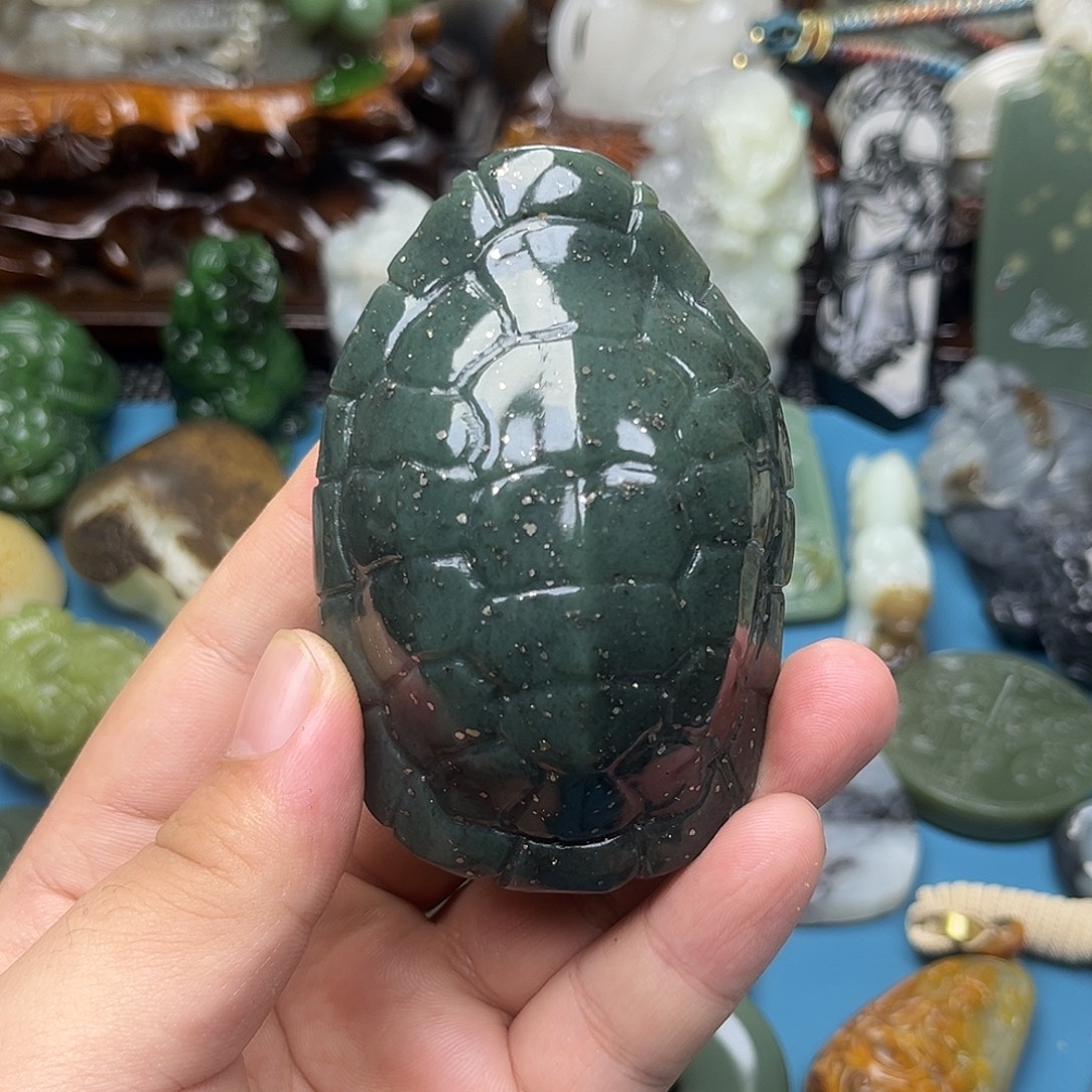 和田玉未镶嵌颈饰新疆和田玉青玉