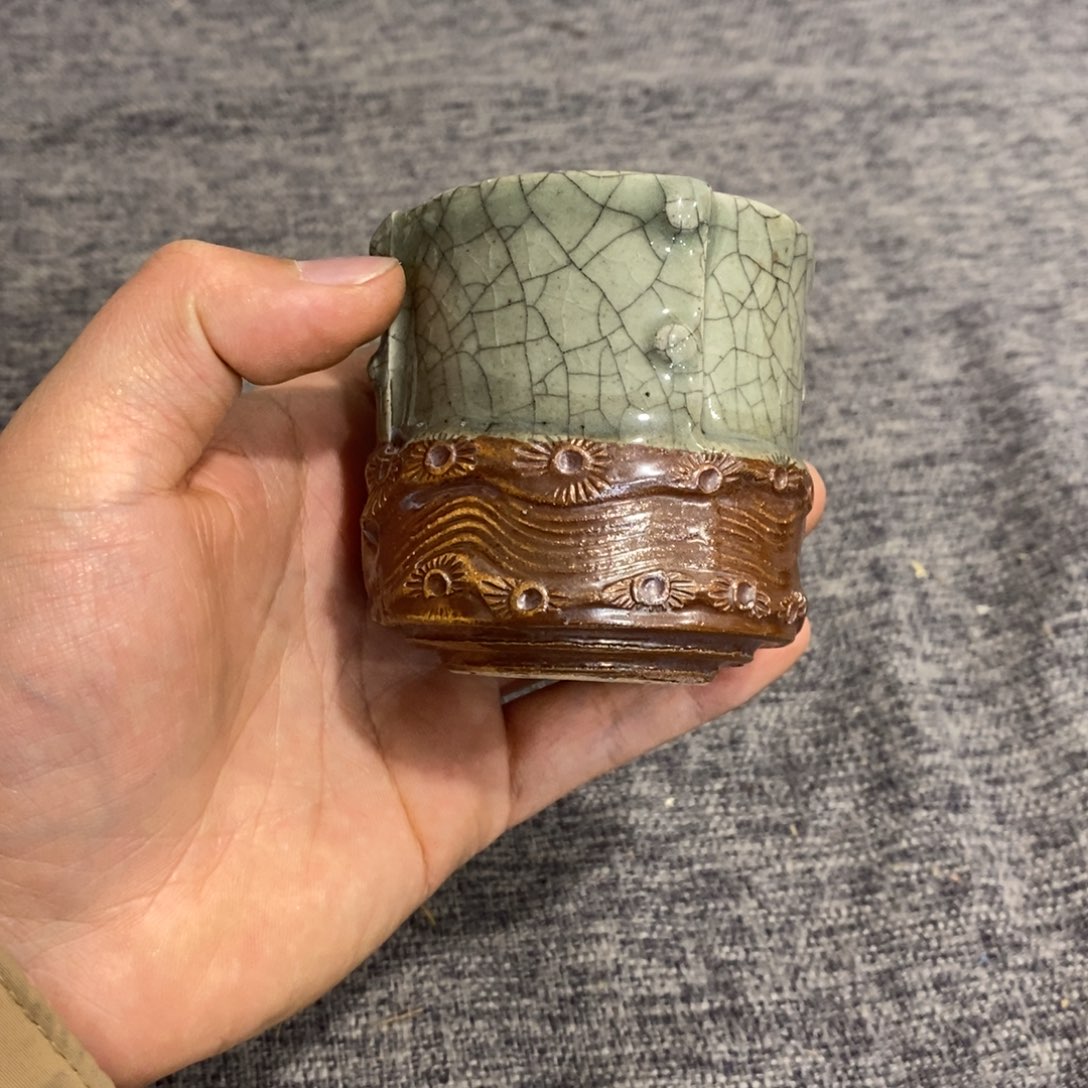紫砂茶杯非常漂亮好看的花瓶