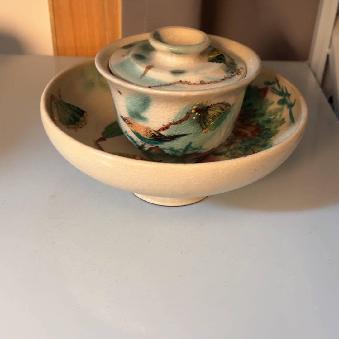 瓷片嵇****d纯手工柴烧制作工艺
