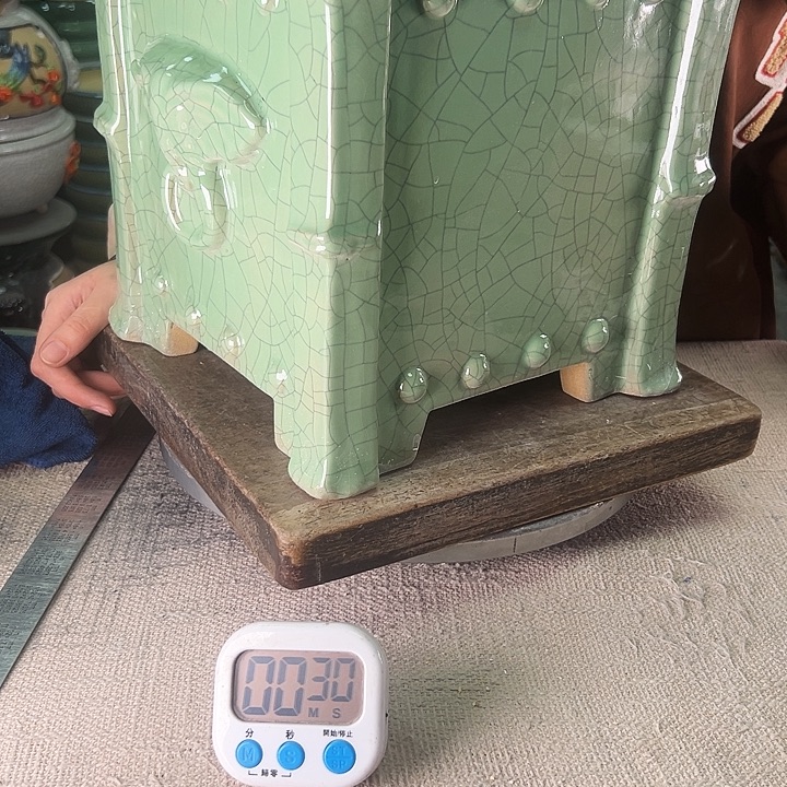 明***永泳坤堂石湾花盆陶瓷