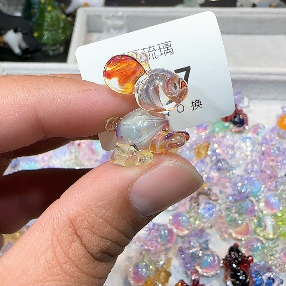 玻璃吊坠(不含链)747兔子