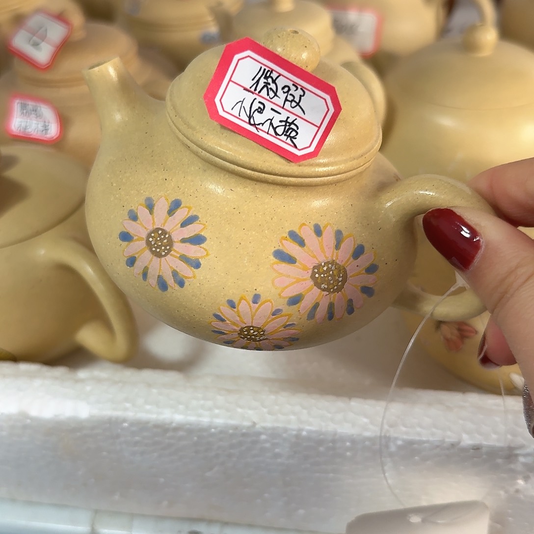 紫砂茶壶黄龙山原矿本绿180