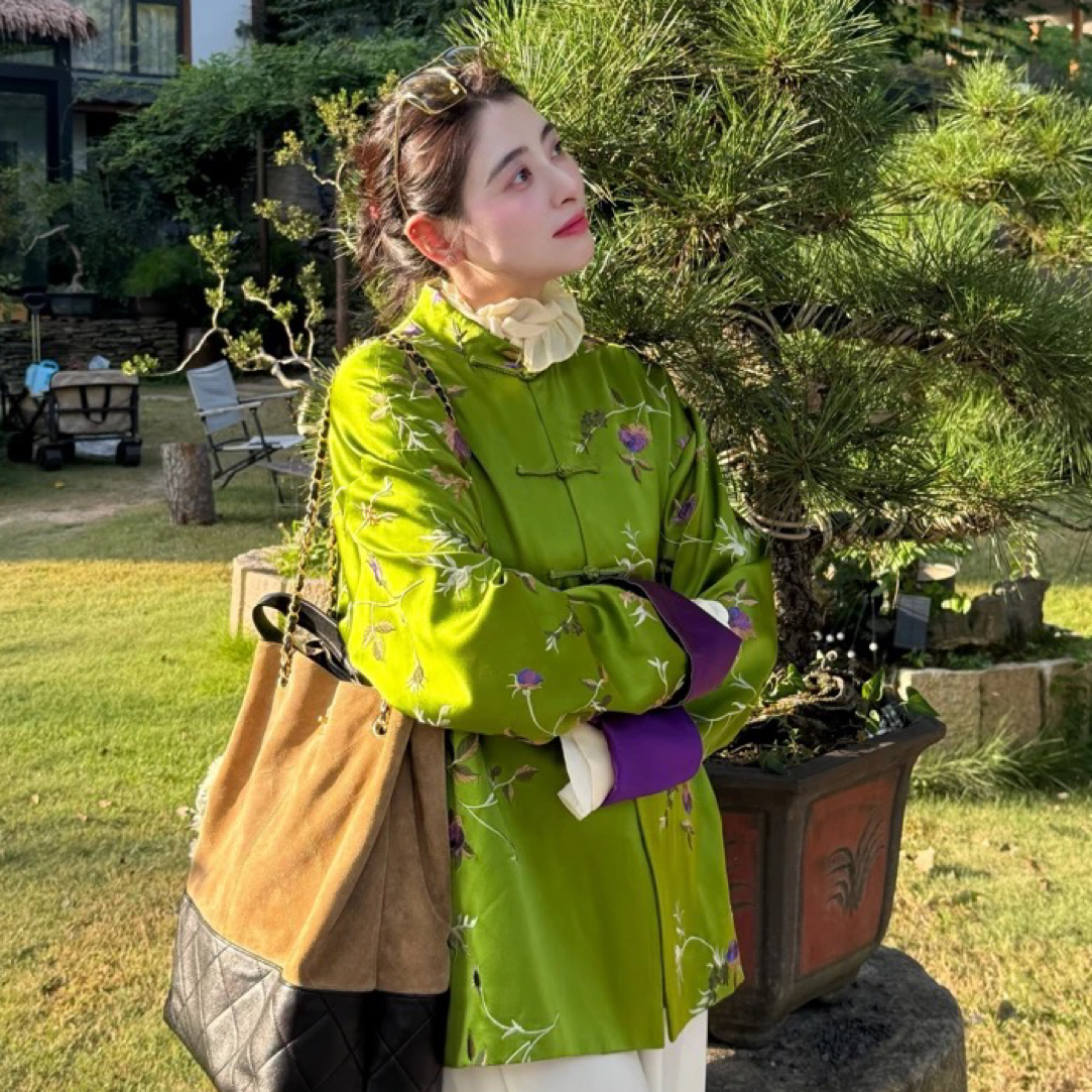 山水一色 | 中式服装 花溪碧