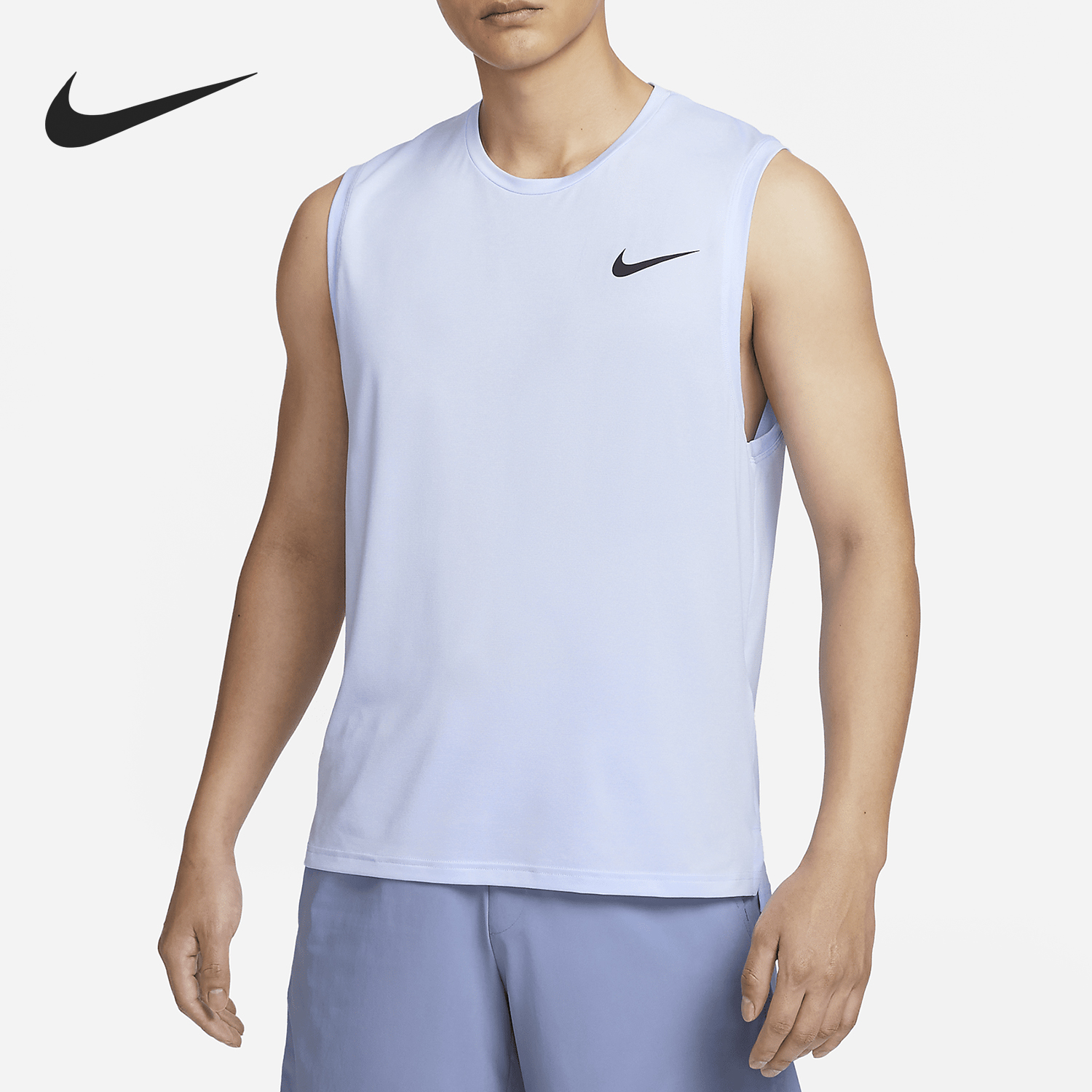 Nike/耐克正品 Pro Dri-FIT 男士透气圆领训练背心CZ1185-479