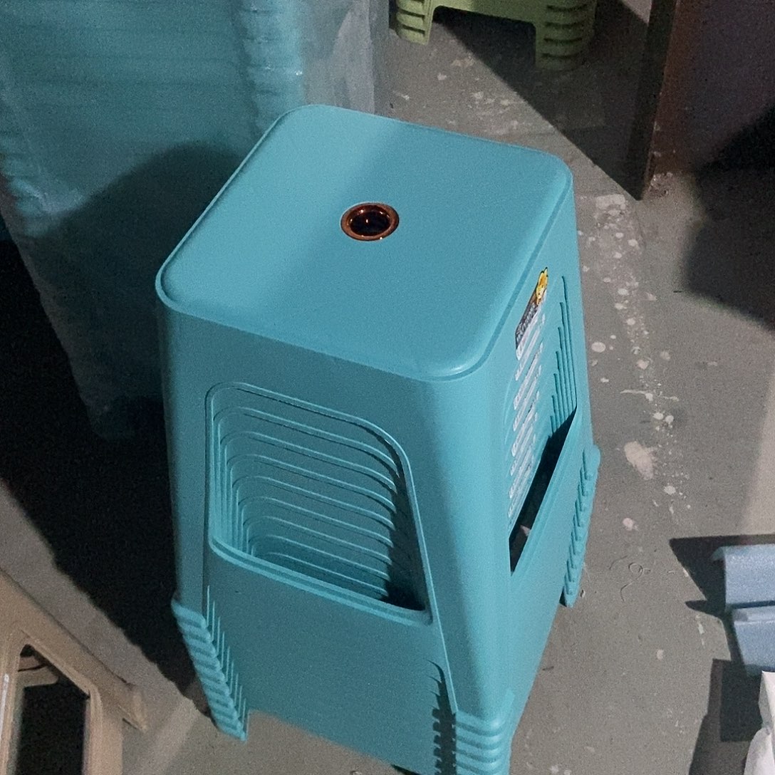 PP1328加厚简约餐桌大凳10个装蓝色