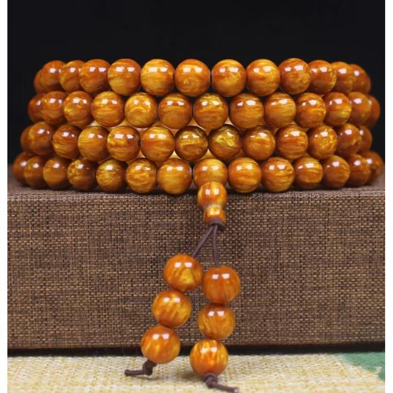 7777 金丝菩提多圈手串wy7777（无礼盒）