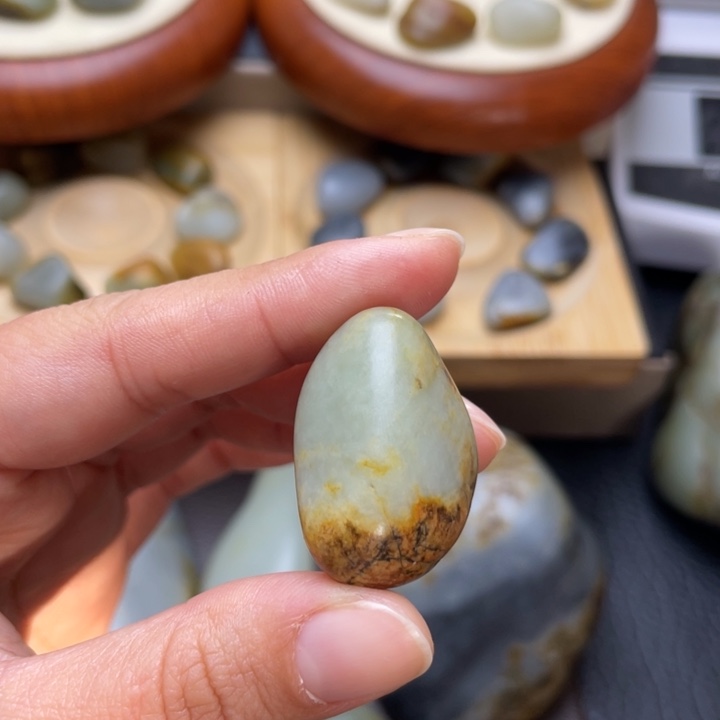 王***）和田玉未镶嵌挂件