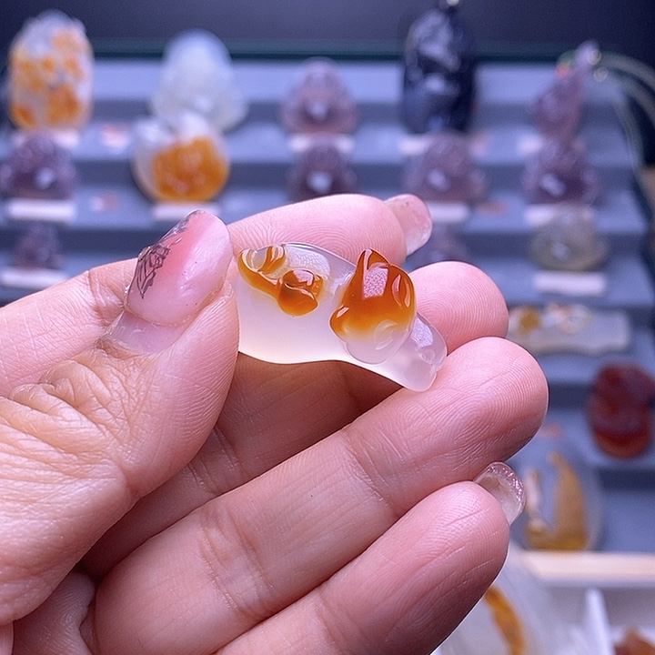 玛瑙/玉髓未镶嵌颈饰