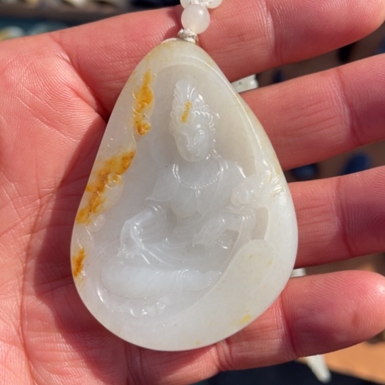 和田玉套链未镶嵌