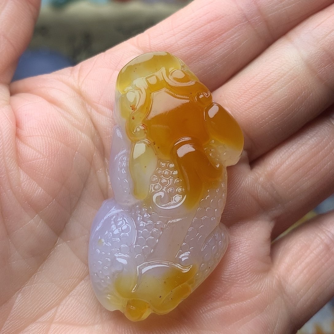 玛瑙/玉髓珠宝奇石未镶嵌挂
