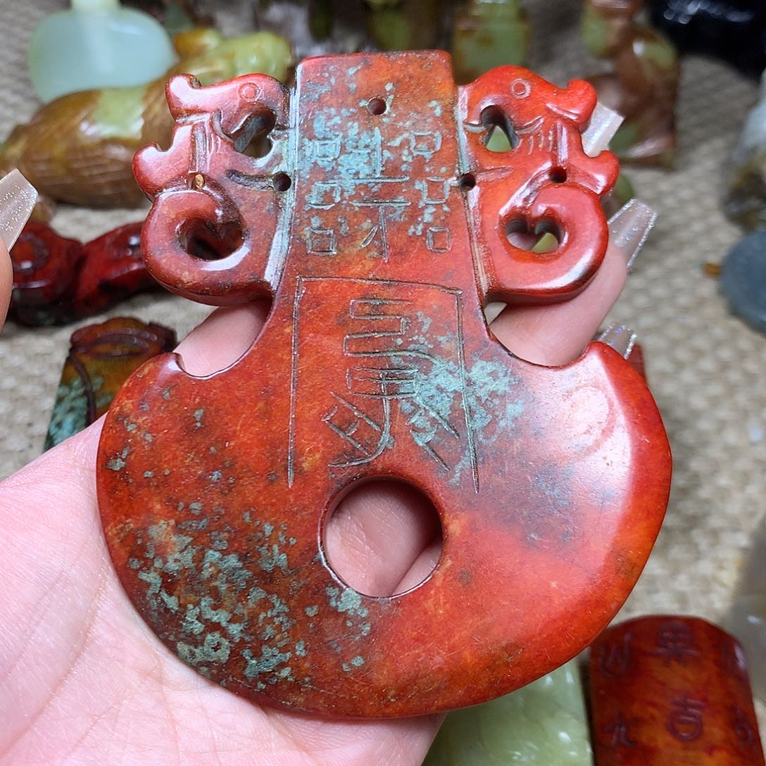 白玉菩提吊坠挂件