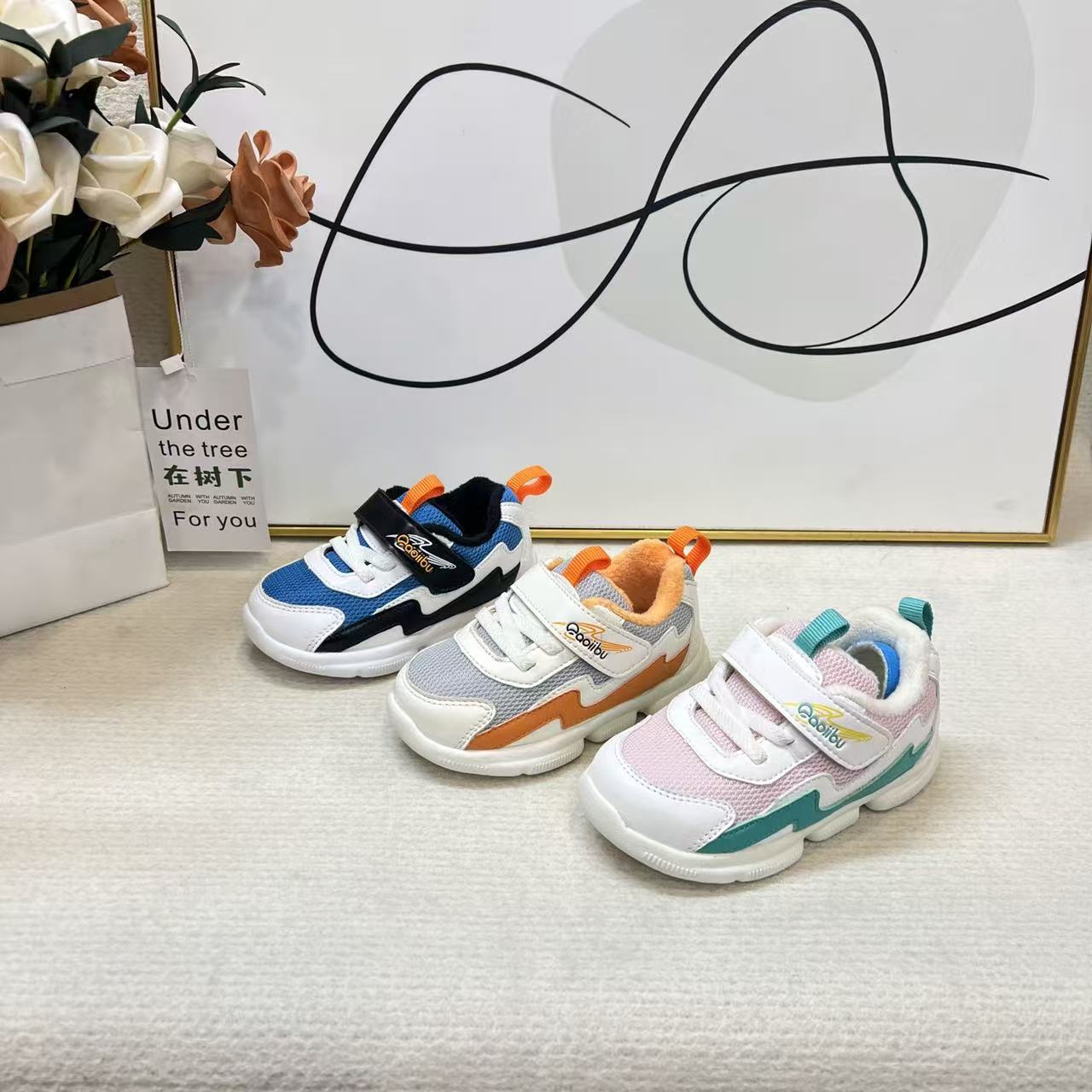 【棉鞋上新】2101/QAB/运动风吸汗学步机能鞋透气减震机能学步鞋