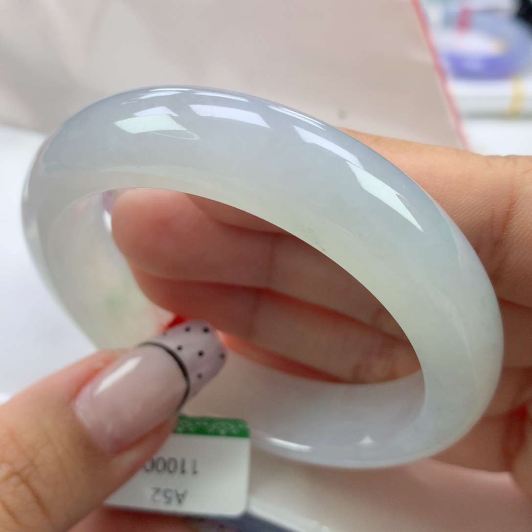 翡翠手镯未镶嵌52.8正