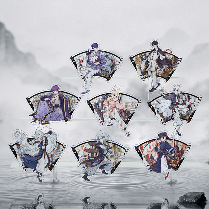 非人哉×武当联名系列【直播帮拆】亚克力冰箱贴动漫盲盒