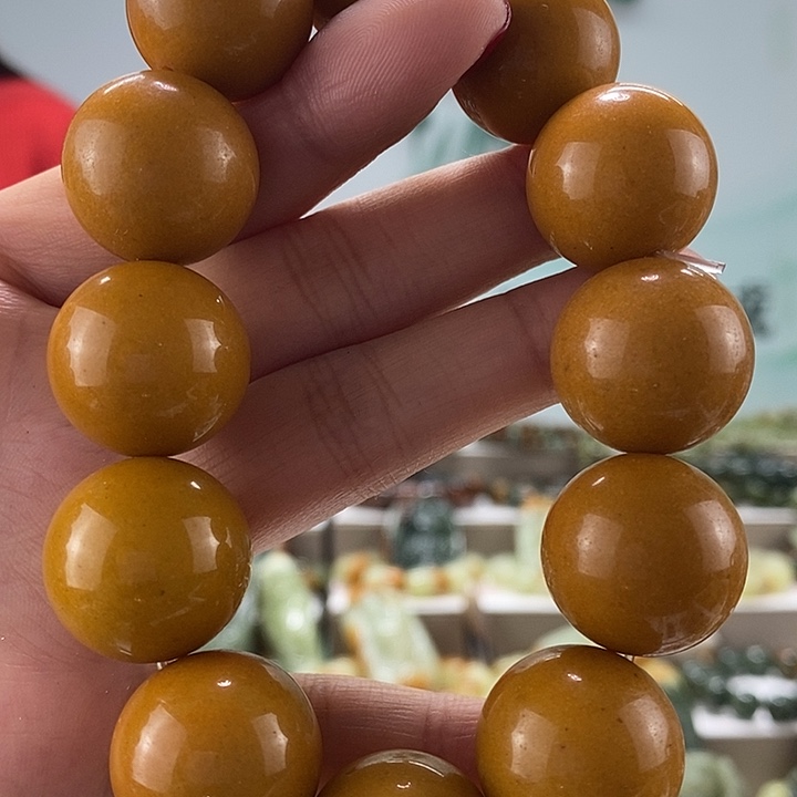 蛇纹石玉手链未镶嵌2.0多样性随机发一串