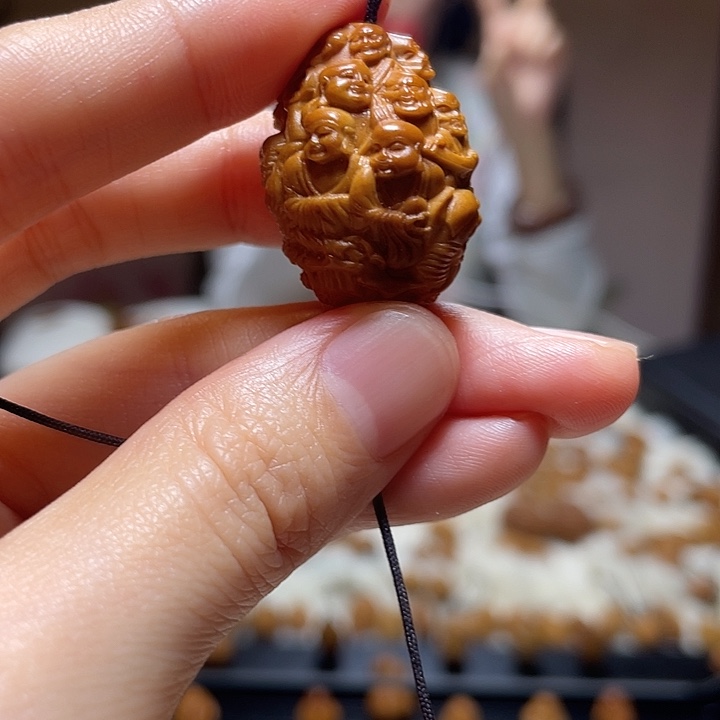 橄榄核吊坠十八罗汉
