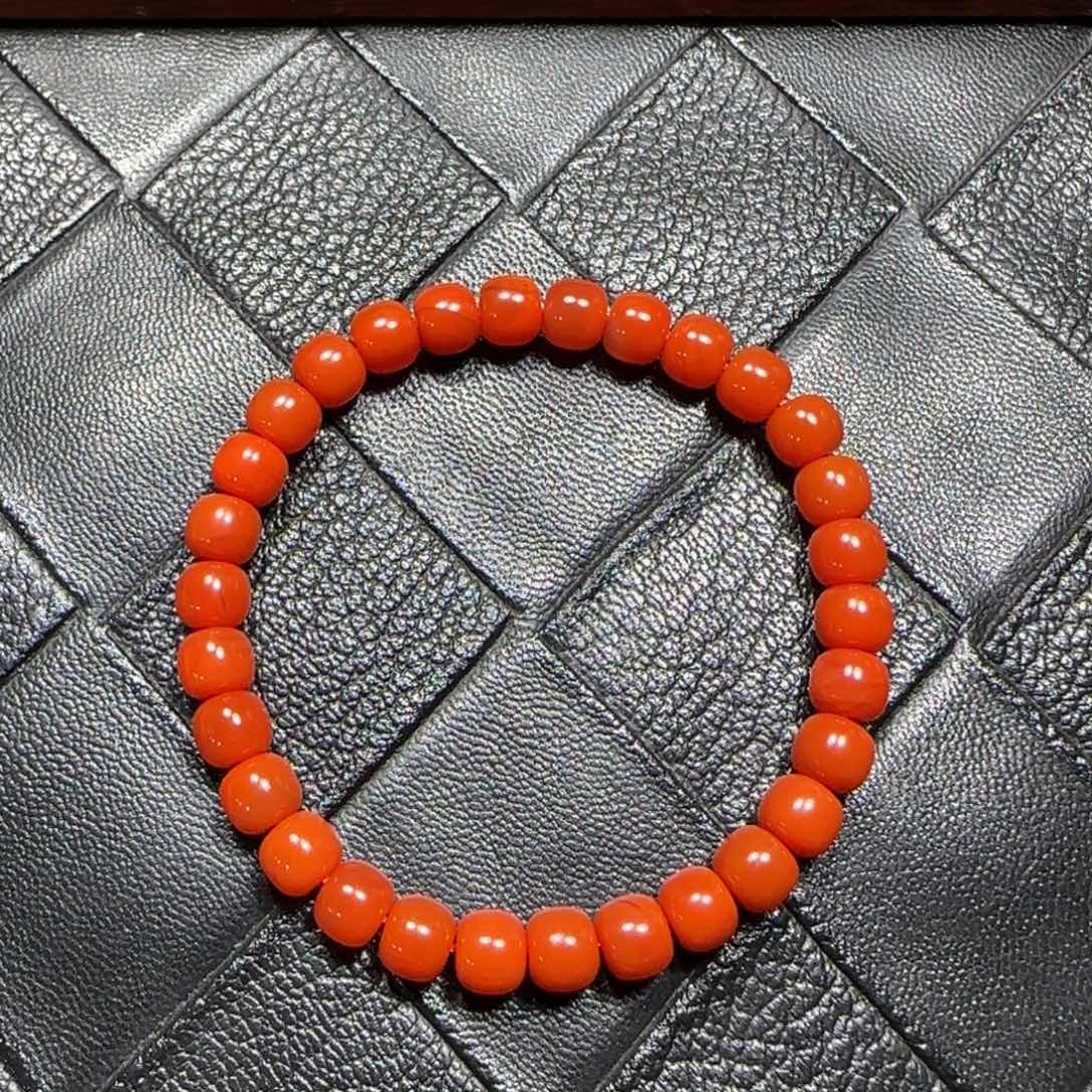 南红玛瑙未镶嵌手串6.9mm