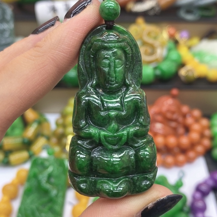 翡翠未镶嵌手链项链24