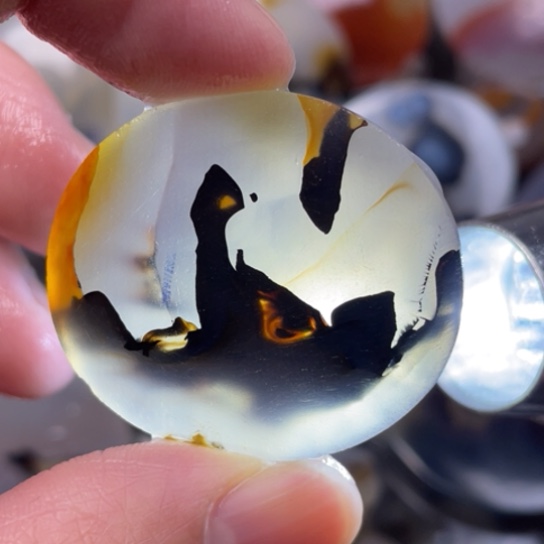 玛瑙/玉髓吊坠(不含链)未镶嵌