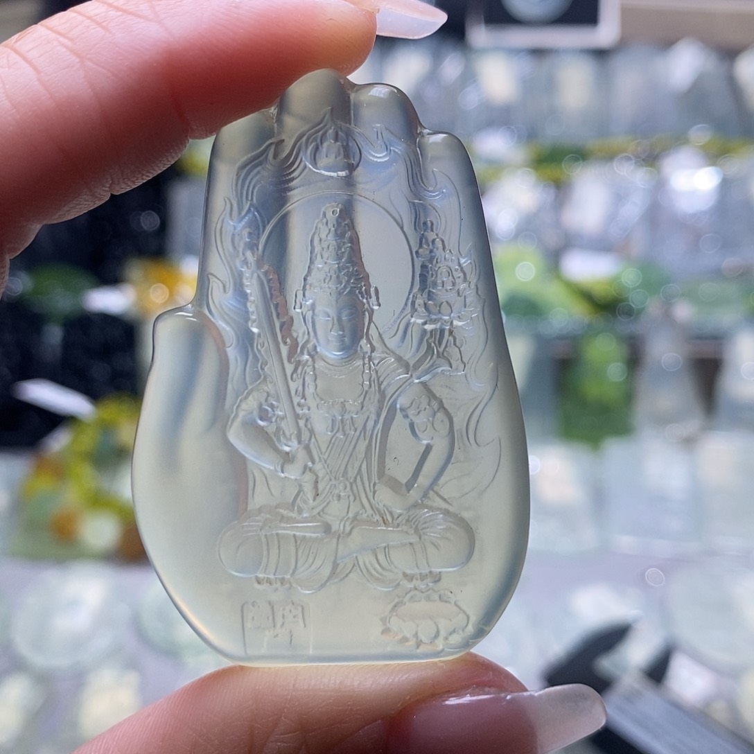 蛇纹石玉颈饰未镶嵌艾*