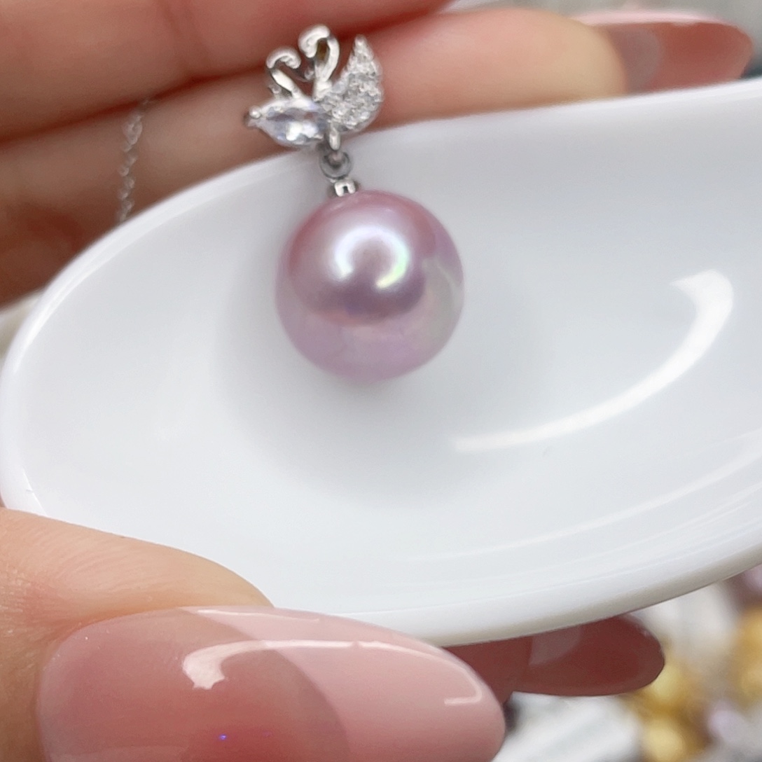 淡水珍珠未镶嵌吊坠(赠链)