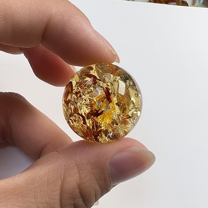 琥珀（花珀）未镶嵌颈饰