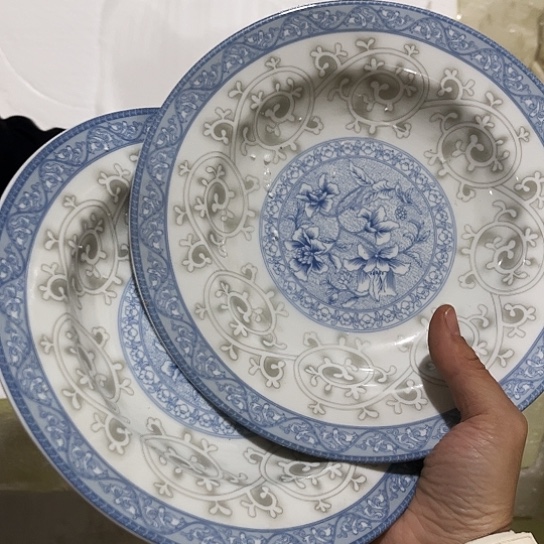 盘8寸深盘两个陶瓷陶瓷