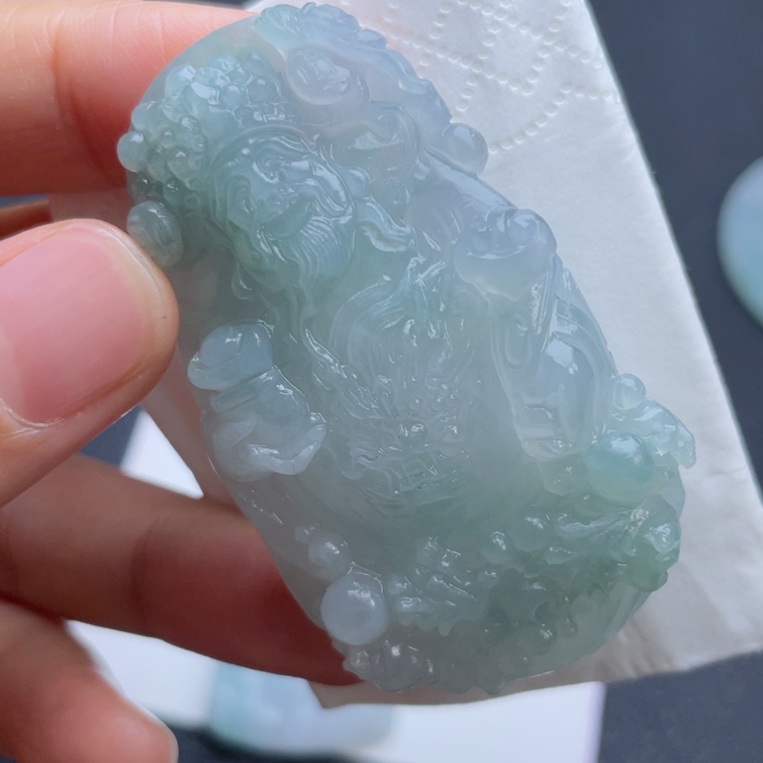 定制翡翠未镶嵌翡翠吊坠