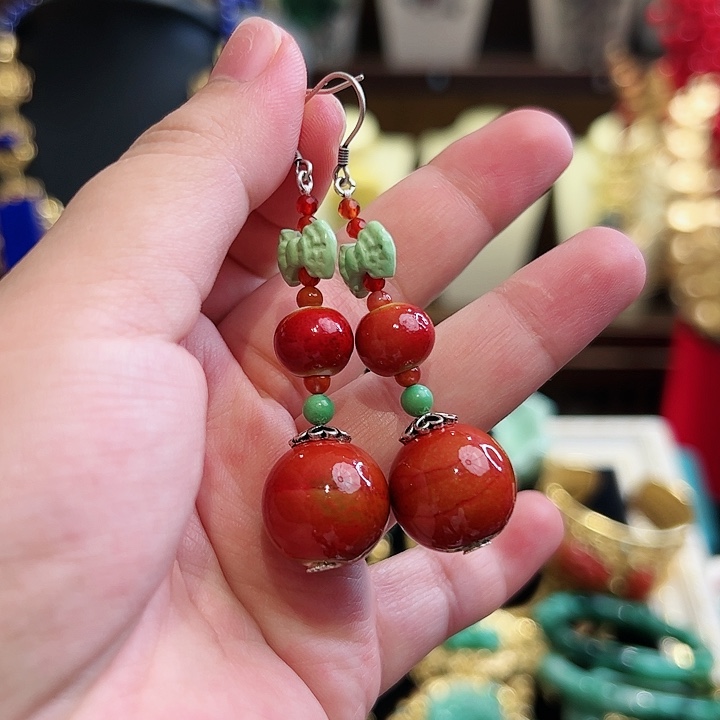 玛瑙颈饰未镶嵌古风