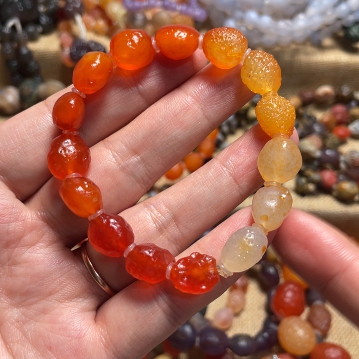 玛瑙/玉髓合金手链