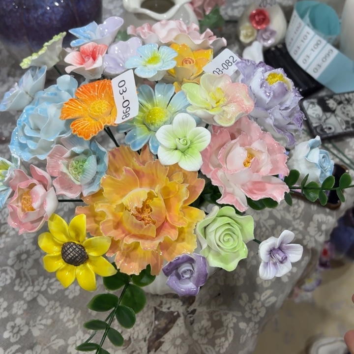 398 满20发陶瓷花爱退拉黑