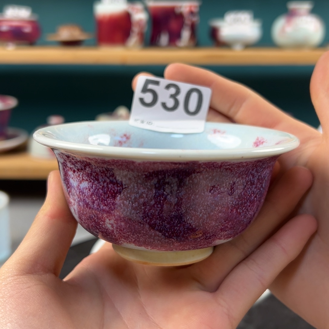 瓷片微瑕主人杯纯手工