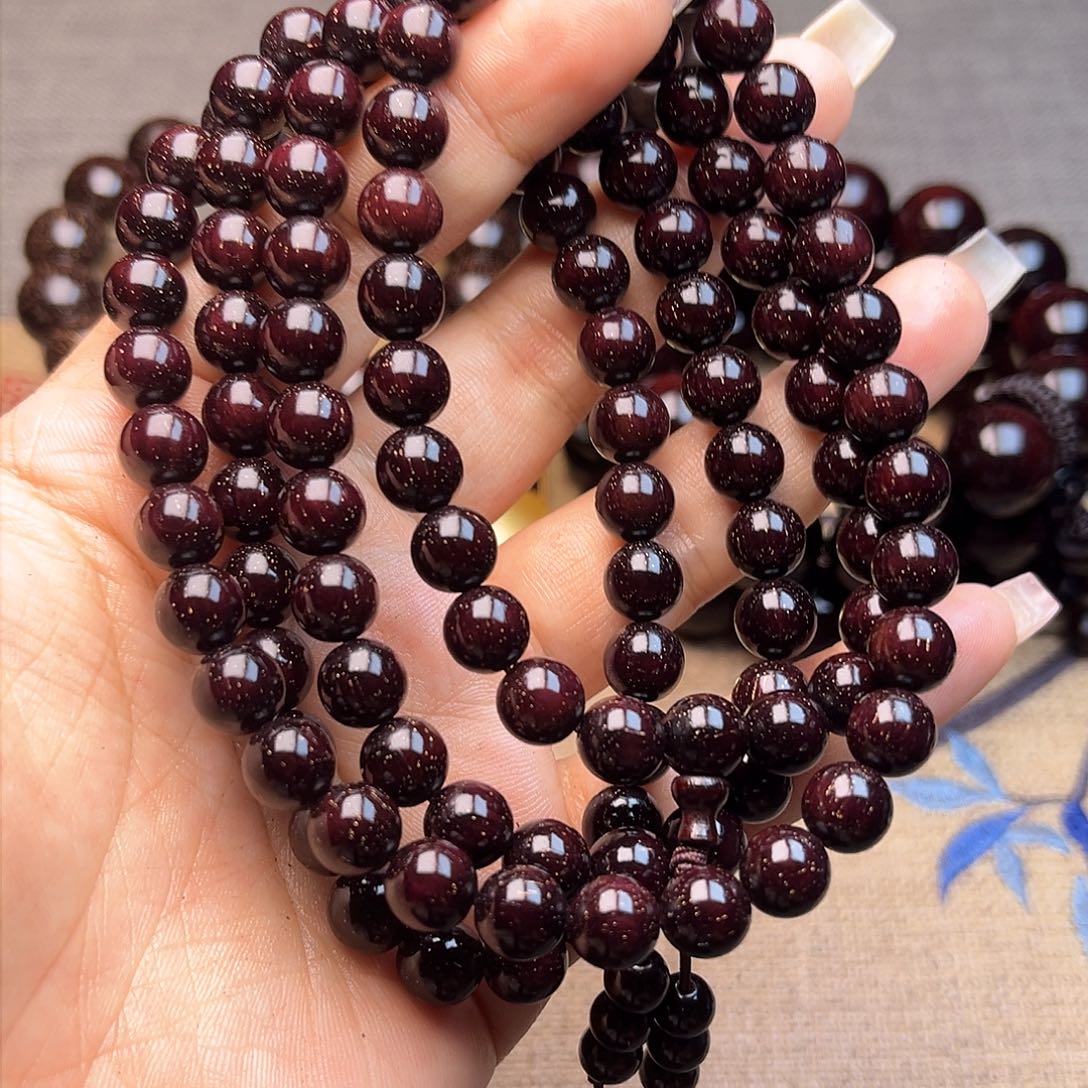 檀香紫檀（小叶紫檀）0.8 108颗多星