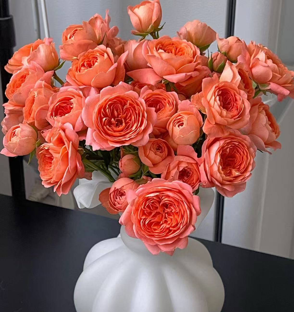 杏色果汁多头10支玫瑰 任意两单顺丰/京东已发货不支持退款